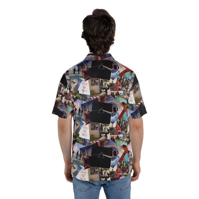 Pink Floyd Album Art Collage Covers Polo Shirt