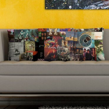 Pink Floyd Album Collage Set 3 Cushion Pillow