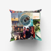 Pink Floyd Album Collage Pillow R - OtherBrick