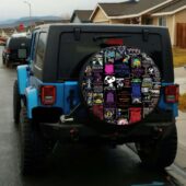 Pink Floyd Collage Digital Art Spare Tire Cover Stc2 - OtherBrick