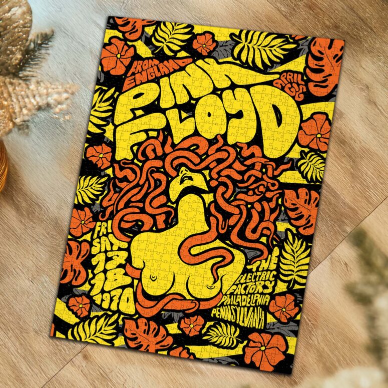Pink Floyd Concert 1970 The Electric Factory Puzzle