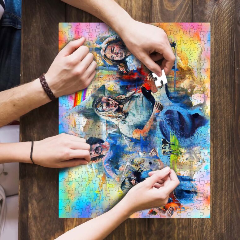Pink Floyd OilPaint Artwork Limited Edition Puzzle