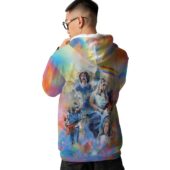 Pink Floyd Oilpaint Artwork Limited Edition Hoodie Back - OtherBrick