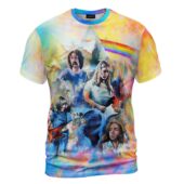 Pink Floyd Oilpaint Artwork Limited Edition Shirt Front - OtherBrick