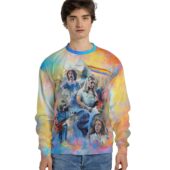 Pink Floyd Oilpaint Artwork Limited Edition Sweater Front - OtherBrick