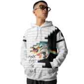 Pink Floyd Wish You Were Here The Wall Animals Dsotm 50th Hoodie Front - OtherBrick