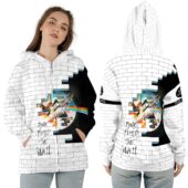 Pink Floyd Wish You Were Here The Wall Animals Dsotm 50th Ziphoodie - OtherBrick