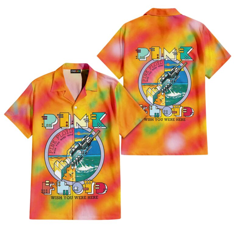Robot Handshake Pink Floyd Wish You Were Here Hawaiian Shirt Robot Handshake Pink Floyd Wish You Were Here Hawaiian Shirt