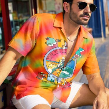 Robot Handshake Pink Floyd Wish You Were Here Hawaiian Shirt