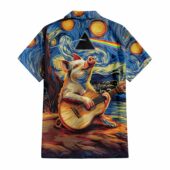 Starry Night Dark Side Of The Moon Van Gogh Pig Animals Hawaiian Shirt 02 - OtherBrick