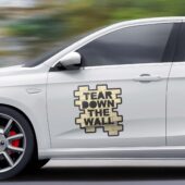 Tear Down The Wall Pink Floyd Car Sticker Mockup 7 - OtherBrick