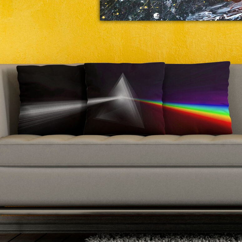 The Dark Side of The Moon Digital Painting Set 3 Cushion Pillow The Dark Side of The Moon Digital Painting Set 3 Cushion Pillow