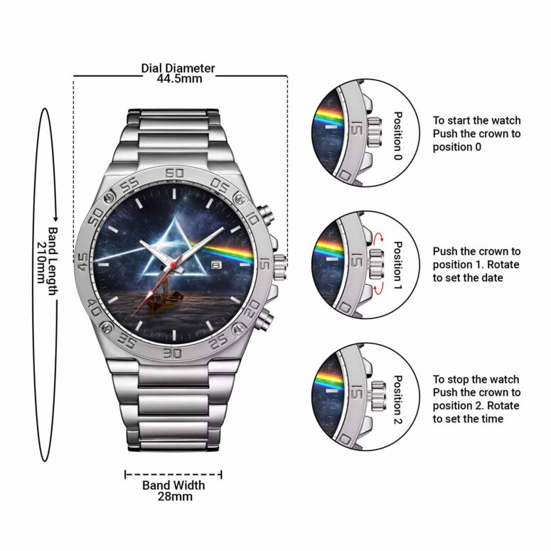 The Endless River x DSOTM Pink Floyd Powermatic Silver Watch