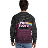 The Wall Dark Side Of The Moon Pink Floyd Purple Sweater Back - OtherBrick