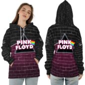 The Wall Dark Side Of The Moon Pink Floyd Purple Ziphoodie - OtherBrick