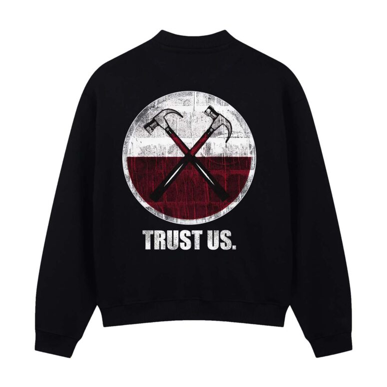 Trust Us The Wall Pink Floyd Back Shirt Trust Us The Wall Pink Floyd Back Shirt