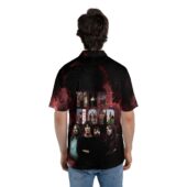 Camiseta Pink Floyd Echoes Album Montage Member Polo Shirt Man Back Mockup - OtherBrick