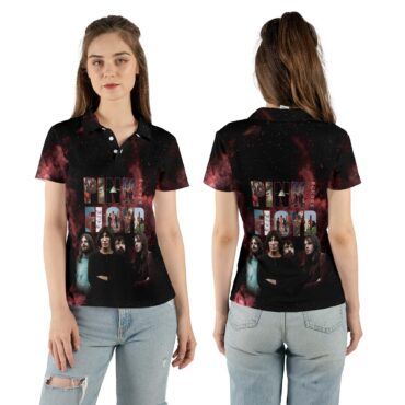 Camiseta Pink Floyd Echoes Album Montage Member Polo Shirt Camiseta Pink Floyd Echoes Album Montage Member Polo Shirt