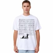 Cats And Time 1973 Music Sheet Dsotm Shirt Front Man Shirt White - OtherBrick