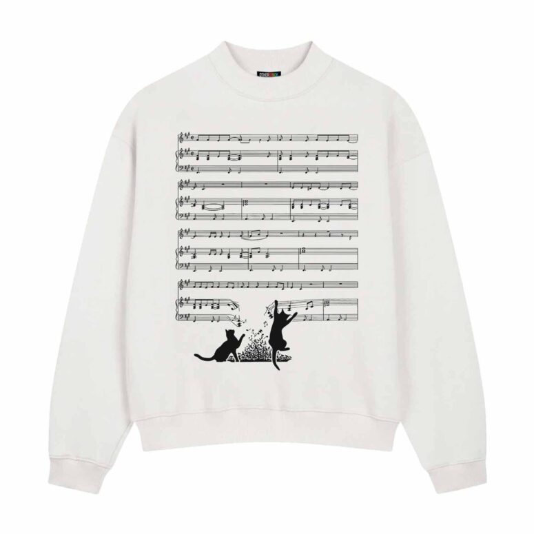 Cats And Time 1973 Music Sheet DSOTM Shirt Cats And Time 1973 Music Sheet DSOTM Shirt