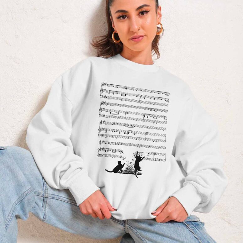 Cats And Time 1973 Music Sheet DSOTM Shirt Cats And Time 1973 Music Sheet DSOTM Shirt