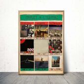 Conflict In Literature Pink Floyd Album Art Poster Vertical1 - OtherBrick