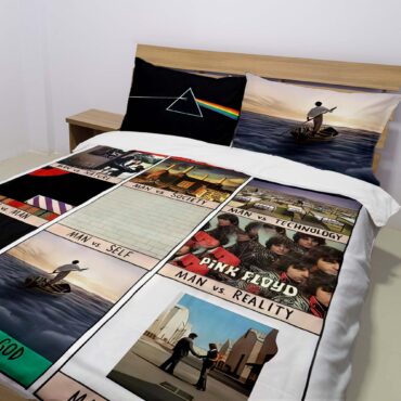 Conflict In Literature Pink Floyd Album Art Bedding Set