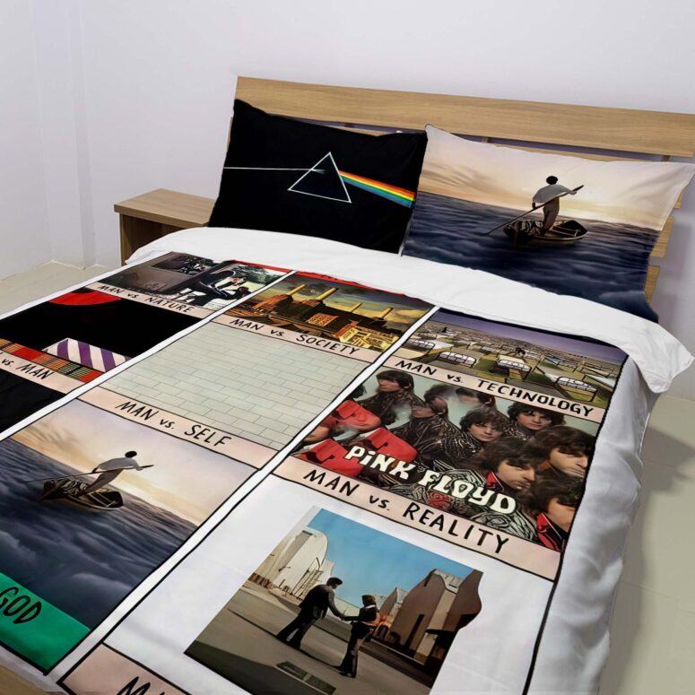 Conflict In Literature Pink Floyd Album Art Bedding Set Conflict In Literature Pink Floyd Album Art Bedding Set