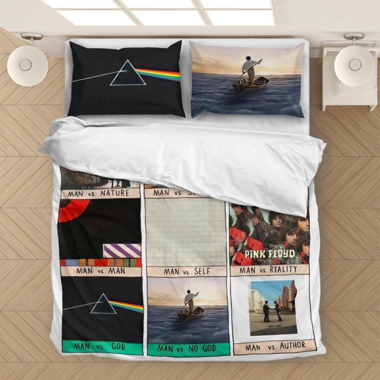Conflict In Literature Pink Floyd Album Art Bedding Set Conflict In Literature Pink Floyd Album Art Bedding Set