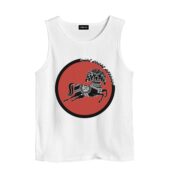 David Gilmour Horse Worn On Dstm Tour Shirt Front Tank White - OtherBrick