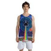Division Bell Pulse Dsotm Back Art Wywh Album Pink Floyd Mockup Men Tank 3d - OtherBrick