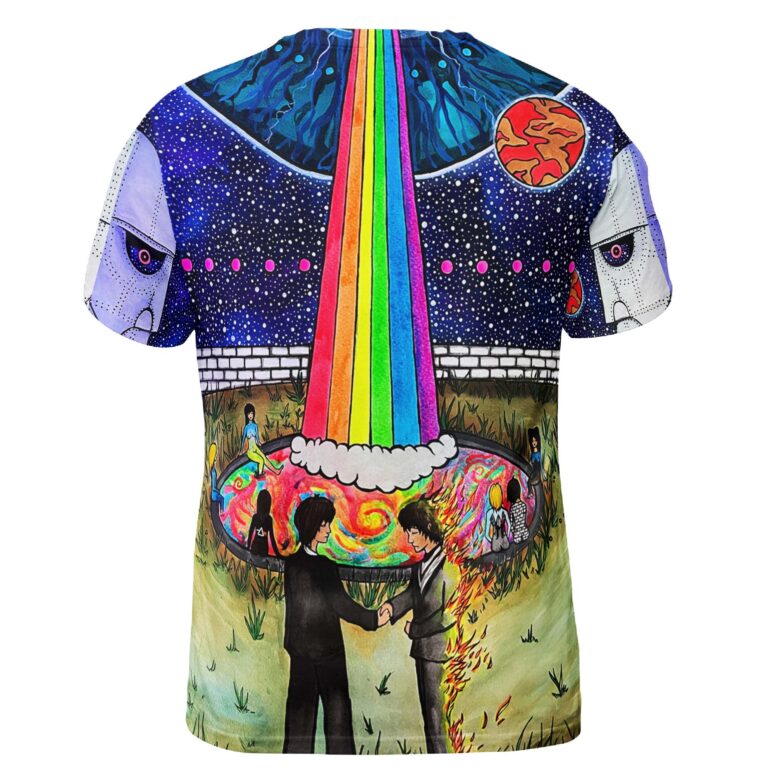 Division Bell Pulse DSOTM Back Art WYWH Album Pink Floyd Shirt
