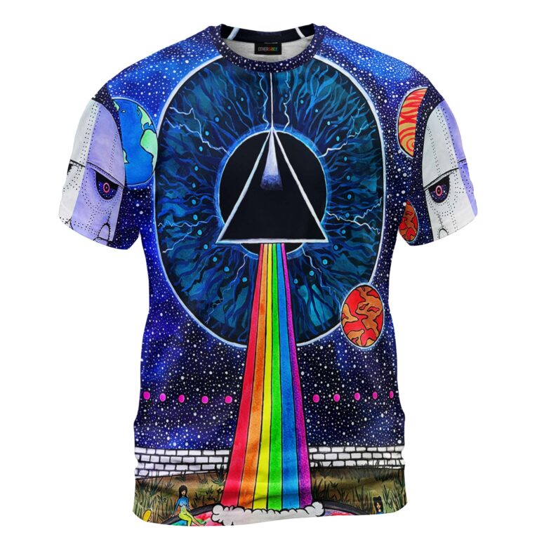 Division Bell Pulse DSOTM Back Art WYWH Album Pink Floyd Shirt