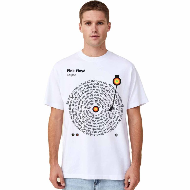Eclipse Dark Side Of The Moon Turntables Vinyl Lyric Shirt Eclipse Dark Side Of The Moon Turntables Vinyl Lyric Shirt