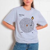 Eclipse Dark Side Of The Moon Turntables Vinyl Lyric Shirt Front Woman Shirt Grey - OtherBrick