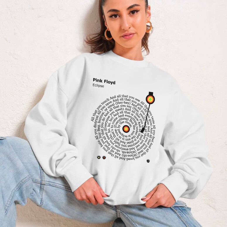 Eclipse Dark Side Of The Moon Turntables Vinyl Lyric Shirt Eclipse Dark Side Of The Moon Turntables Vinyl Lyric Shirt