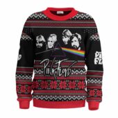 Full Band The Dark Side Of The Moon Pink Floyd Christmas Ugly Sweater Mk 4 - OtherBrick