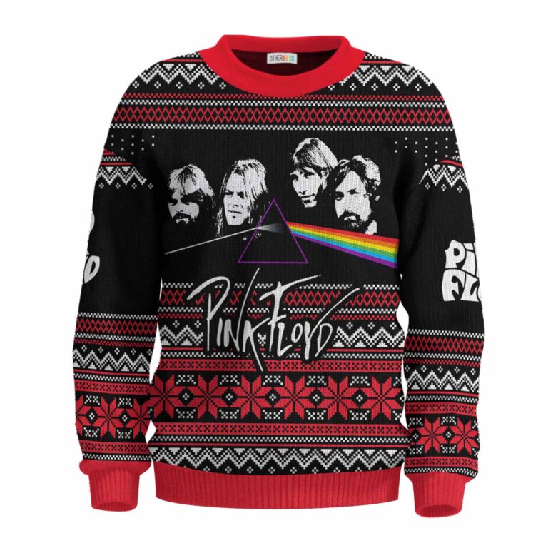 Full Band The Dark Side of the Moon Pink Floyd Christmas Ugly Sweater
