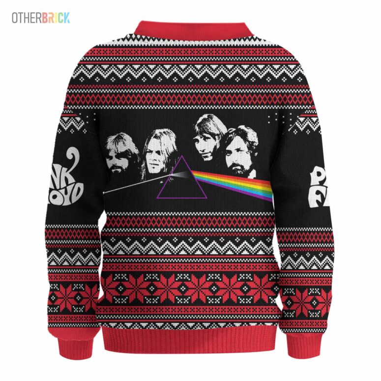 Full Band The Dark Side of the Moon Pink Floyd Christmas Ugly Sweater