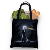 I Will See You On The Dsotm Black Cat Pink Floyd Totebag4 - OtherBrick