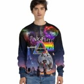 Legends Forever Dsotm Wywh Live At Pompeii Pink Floyd Sweater Front - OtherBrick