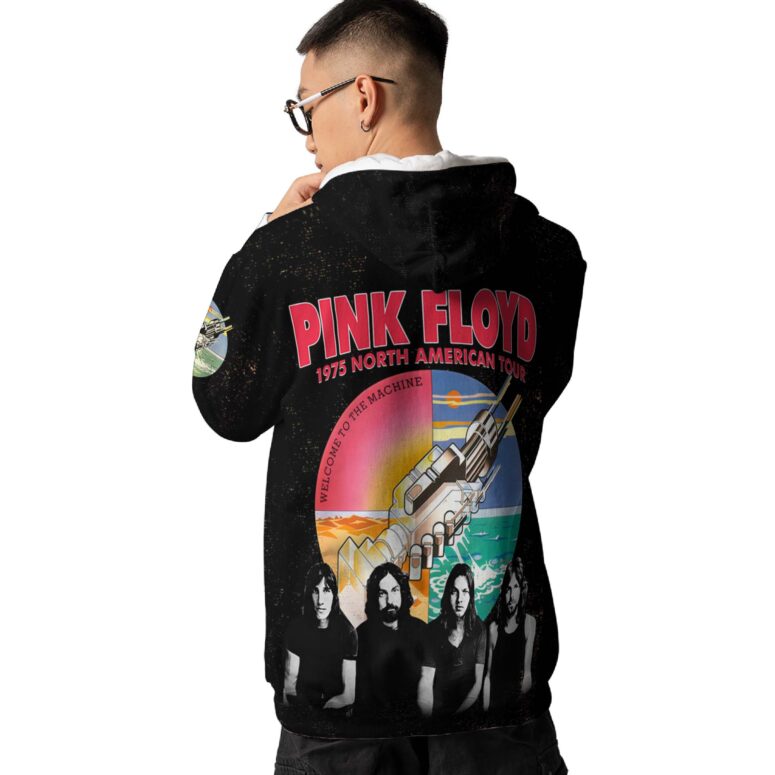 Pink Floyd 1975 North American Tour Vintage Shirt Pink Floyd 1975 North American Tour Vintage Shirt