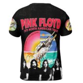 Pink Floyd 1975 North American Tour Vintage Shirt Shirt Back - OtherBrick