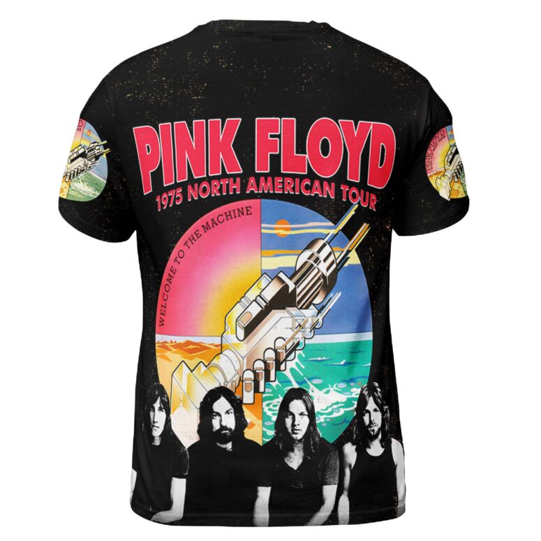 Pink Floyd 1975 North American Tour Vintage Shirt Pink Floyd 1975 North American Tour Vintage Shirt
