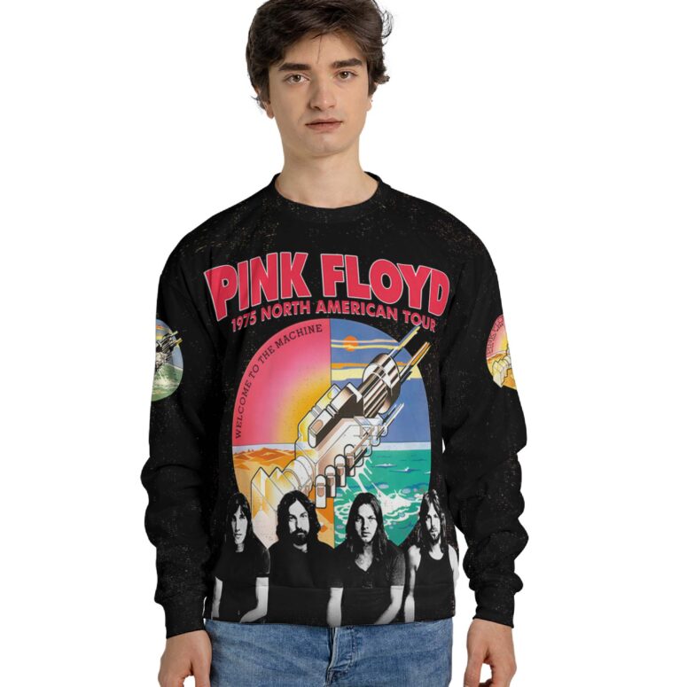 Pink Floyd 1975 North American Tour Vintage Shirt Pink Floyd 1975 North American Tour Vintage Shirt