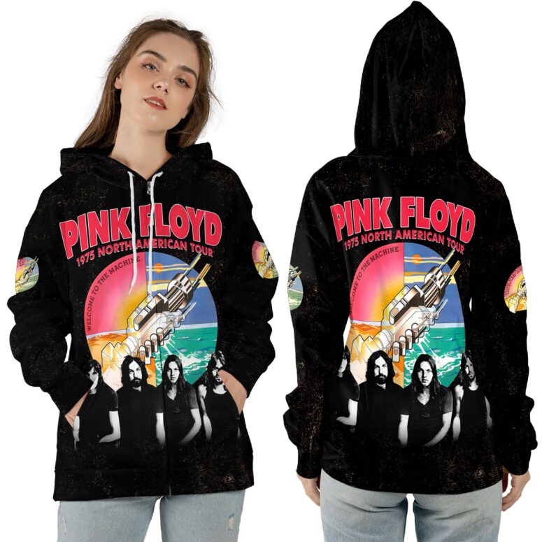 Pink Floyd 1975 North American Tour Vintage Shirt Pink Floyd 1975 North American Tour Vintage Shirt