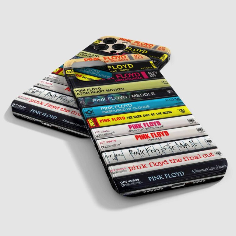Pink Floyd Albums Cassette Retro Collection Phone Case Pink Floyd Albums Cassette Retro Collection Phone Case