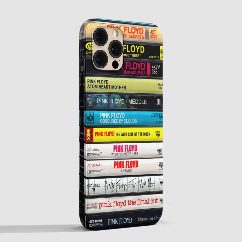 Pink Floyd Albums Cassette Retro Collection Phone Case Pink Floyd Albums Cassette Retro Collection Phone Case