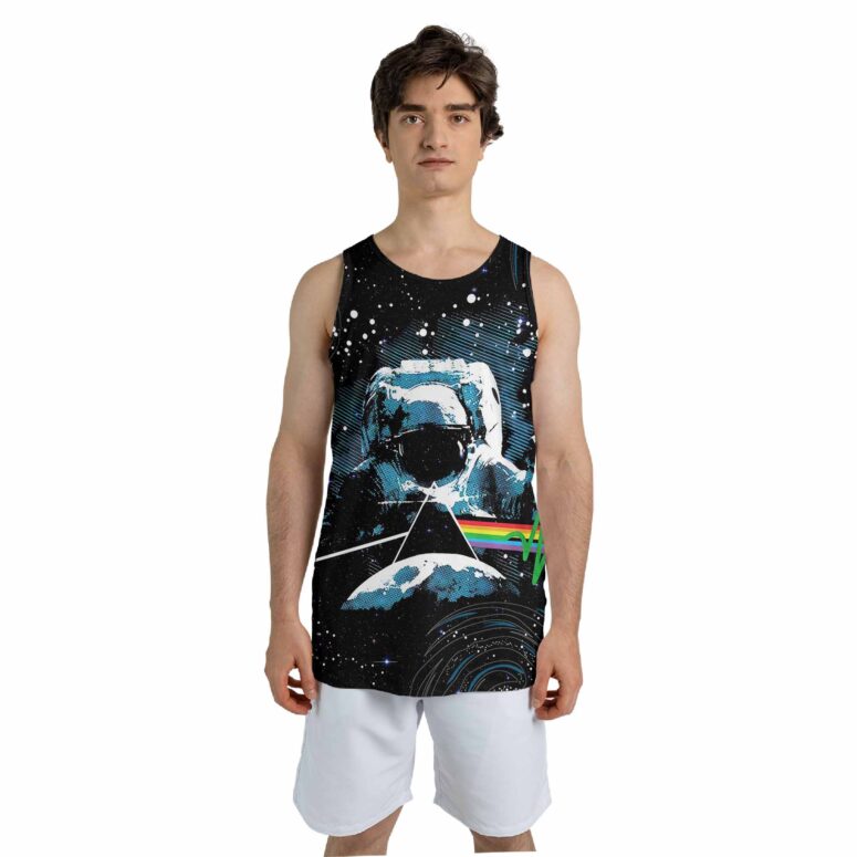 Pink Floyd Dark Side Of The Moon Pyramid Astronaut  Shirt