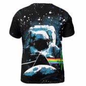 Pink Floyd Dark Side Of The Moon Pyramid Astronaut Shirt Back - OtherBrick